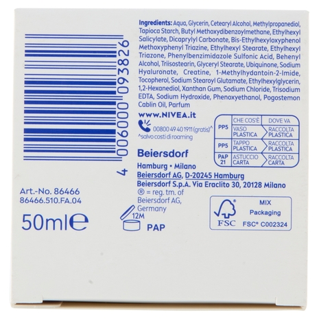 Nivea Q10 Anti-Rughe Power Crema Giorno Extra Rassodante SPF 30 Tutti i Tipi di Pelle 50 ml